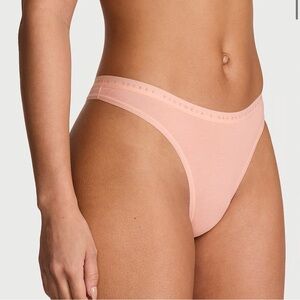 Victoria's Secret Stretch Cotton High Leg Scoop Thong